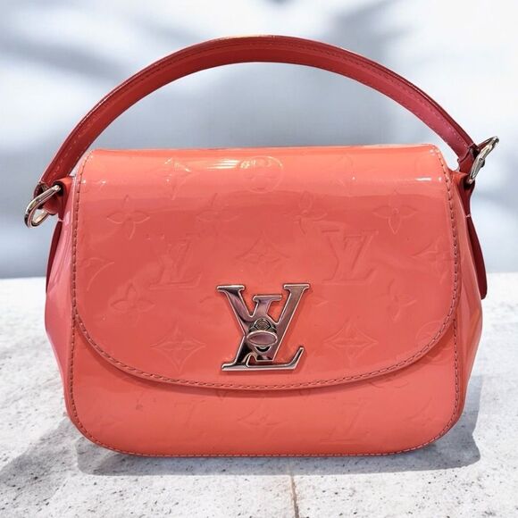 Louis Vuitton Pasadena Pink Vernis Leather Bag